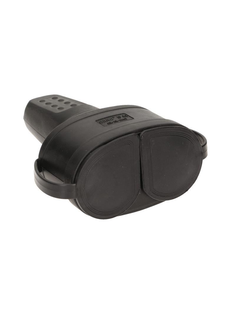 Bryzgoszczelne podwójne gniazdo gumowe IP44 16A 230V OR-AE-13117 ORNO