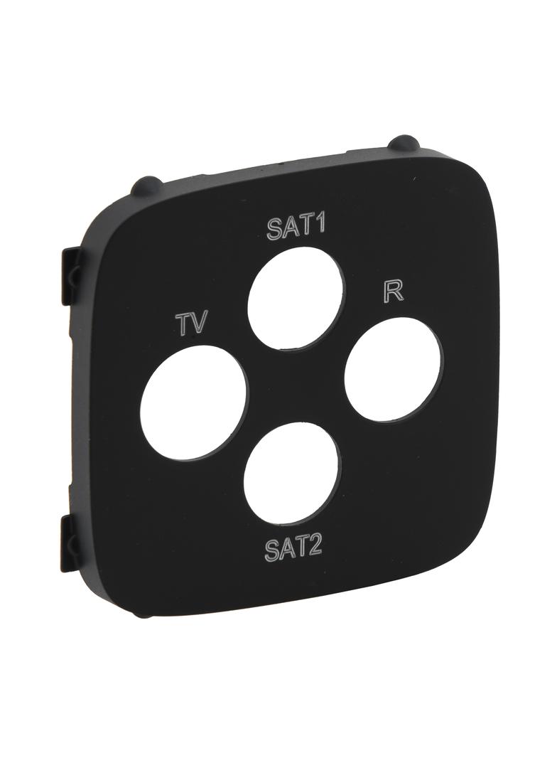 Valena Allure Plakietka Gniazda Tv-Rd-Sat-Sat Czarna 754818 LEGRAND