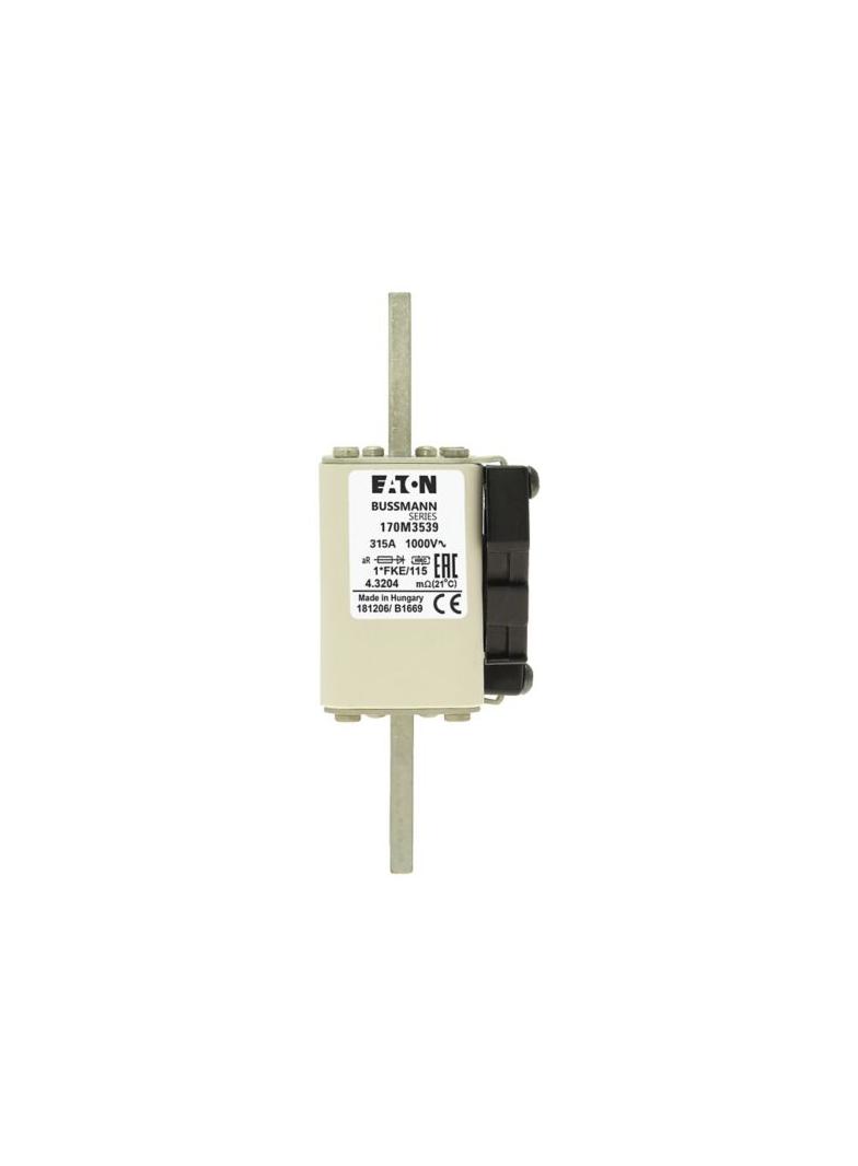 FUSE 315A 1000V 1*FKE/115 AR Wkładka szybka 315A AC 1000V rozmiar 1 43x60x156 mm aR, 170M3539 EATON