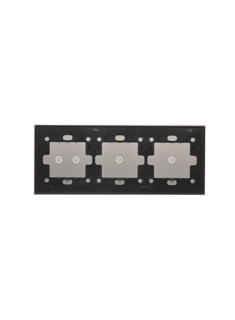 Simon 54 Touch Panel dotykowy S54 Touch 3 moduły 1 pole dotykowe + 1 pole dotykowe + 2 pola dotykowe poziome srebrna mgła DSTR3112/71 KONTAKT