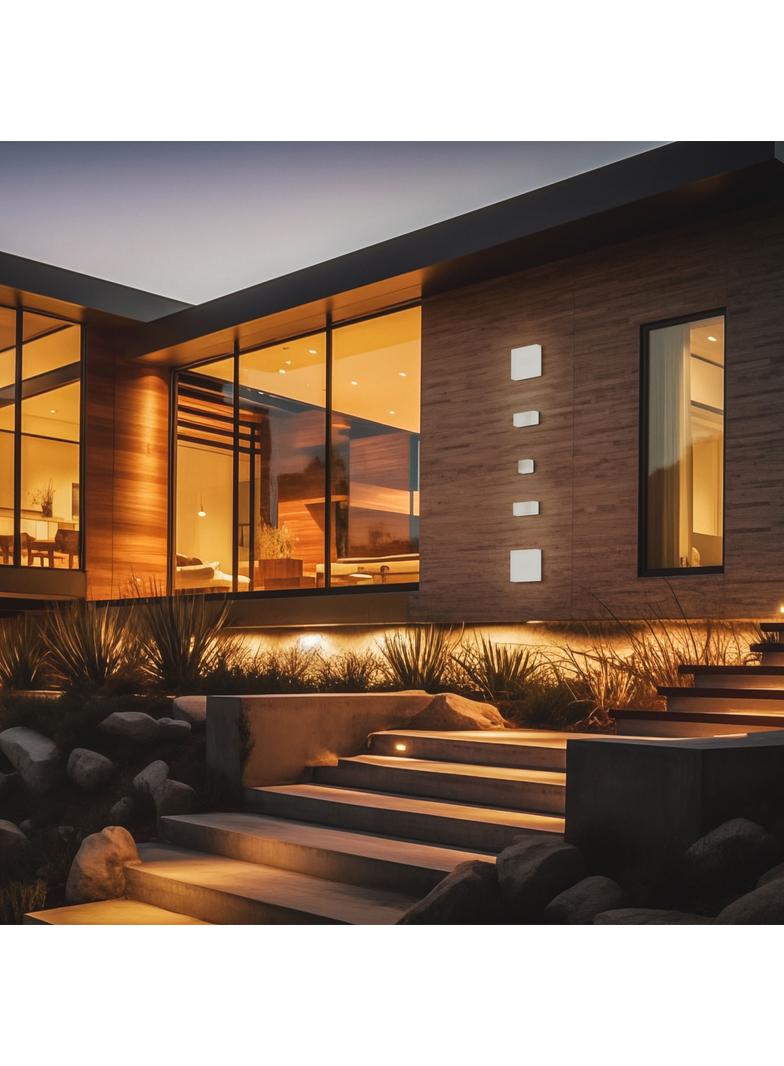 SCATOLLO 20W CCT 230V IP54 250x250x75MM BIAŁY ELEWACYJNA