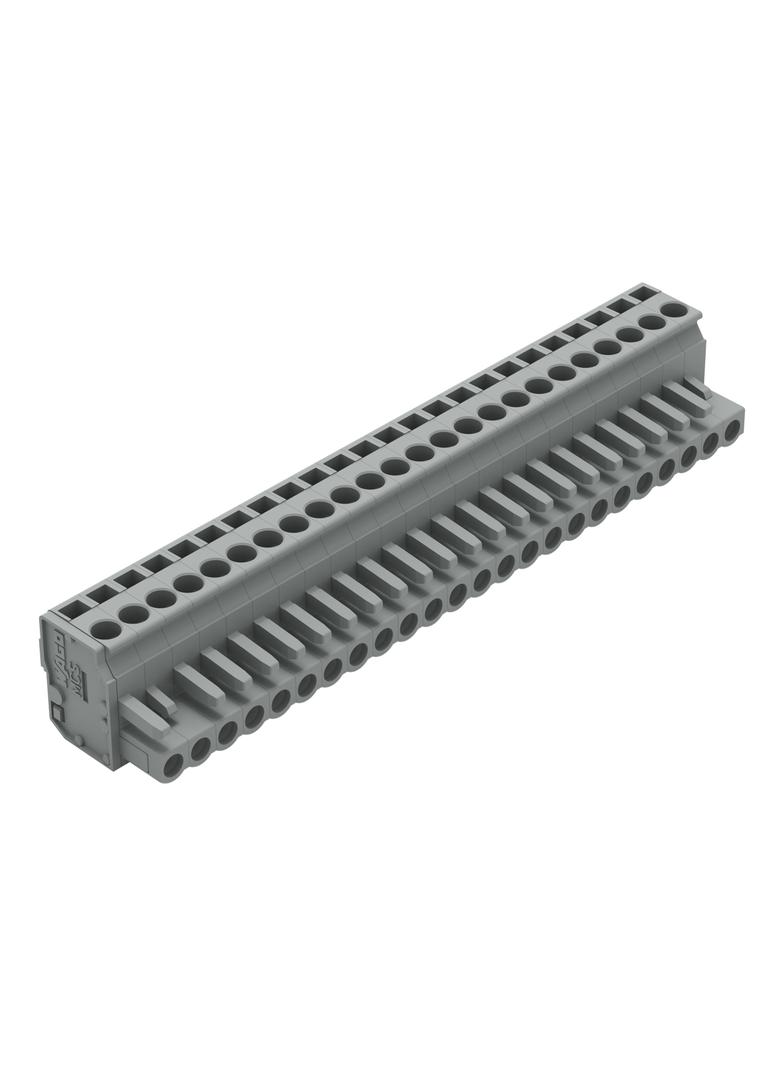 kątowy wtyk sprężynowy raster 5 mm 24-torowy /10szt./ WAGO