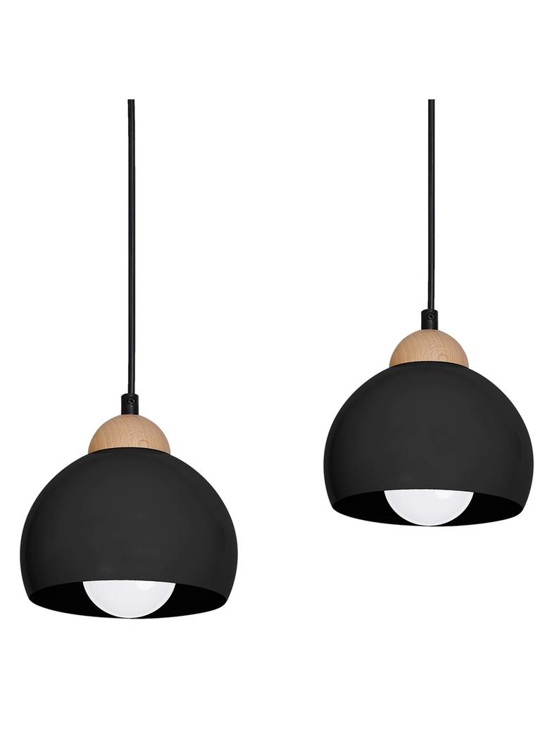 Milagro lampa wisząca Dama Black 3xE27 MLP6550
