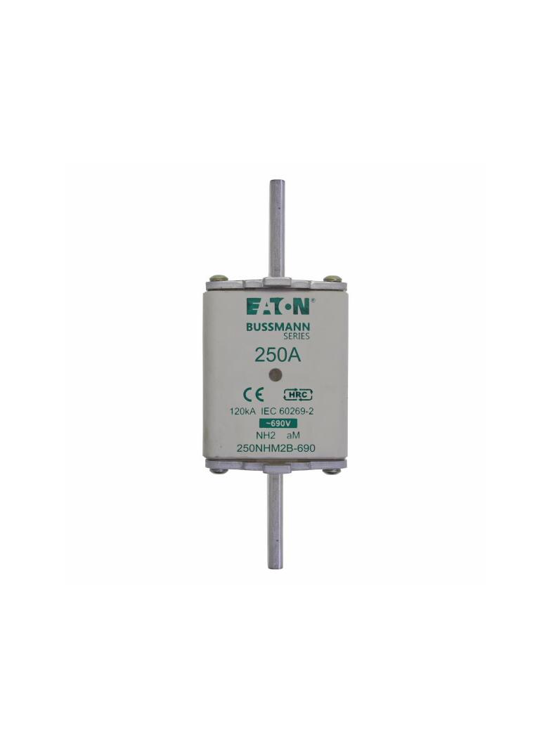 H FUSE 250A 690V aM SIZE 2 Wkładka NH2 250A 690V AM podwójny wskaźnik 250NHM2B-690 EATON