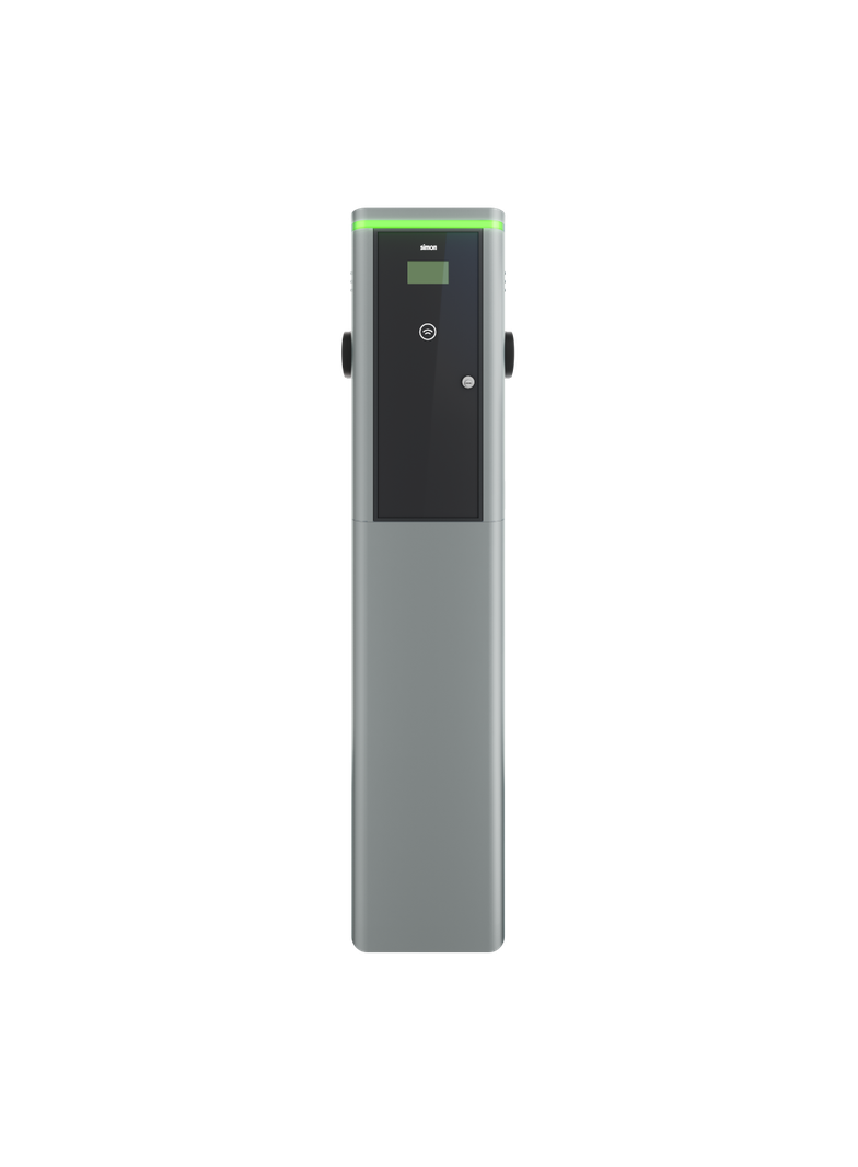 TSS- Simon NEON wolnostojąca 2x gniazdo T2 7,4 kW - Max. 14,8 kW jednofazowa 0620231-100 KONTAKT