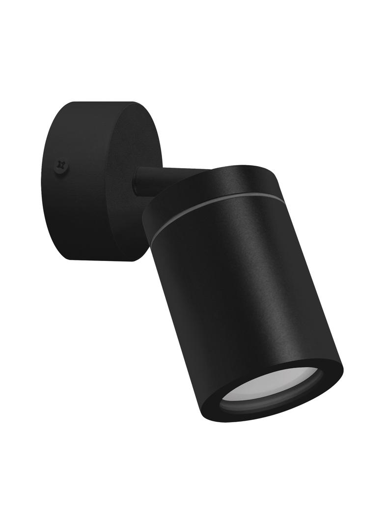 Oprawa ścienno-sufitowa TENOR GU10 1C BLACK 04069 IDEUS