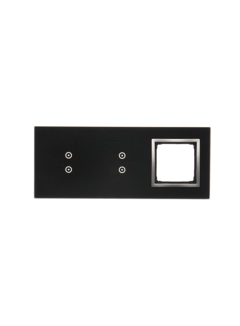 Simon 54 Touch Panel dotykowy S54 Touch 3 moduły 2 pola dotykowe pionowe + 2 pola dotykowe pionowe + 1 otwór na osprzęt S54 księżycowa lawa DSTR3330/74 KONTAKT