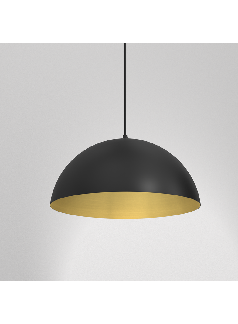 Milagro lampa wisząca Beta E27 czarno/złota MLP7896