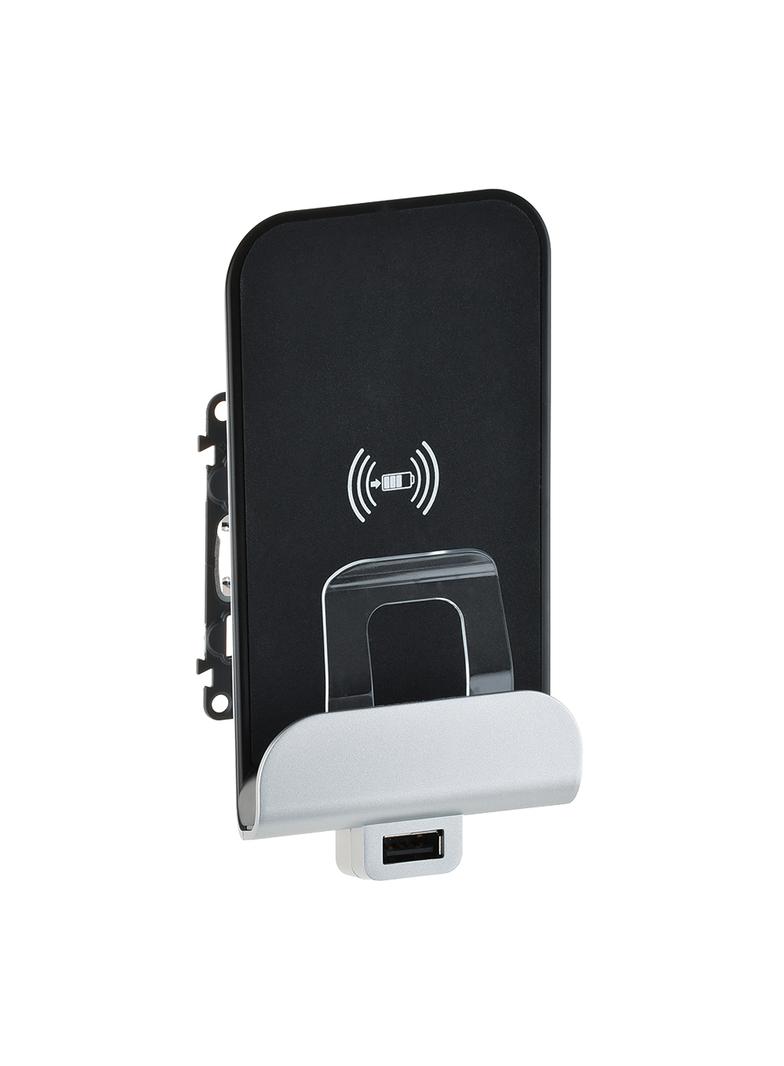 INDUKCYJNA STACJA ŁADUJĄCA 5 V - 1000 mA + USB 5 V - 2400 mA, Legrand