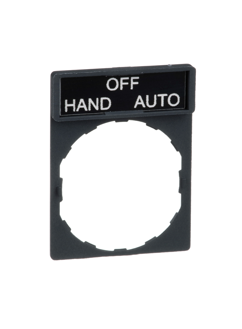 Harmony XB4 Ramka 30X40mm do mocowania etykiet o wymiarach 8X27mm HANDOFF AUTO