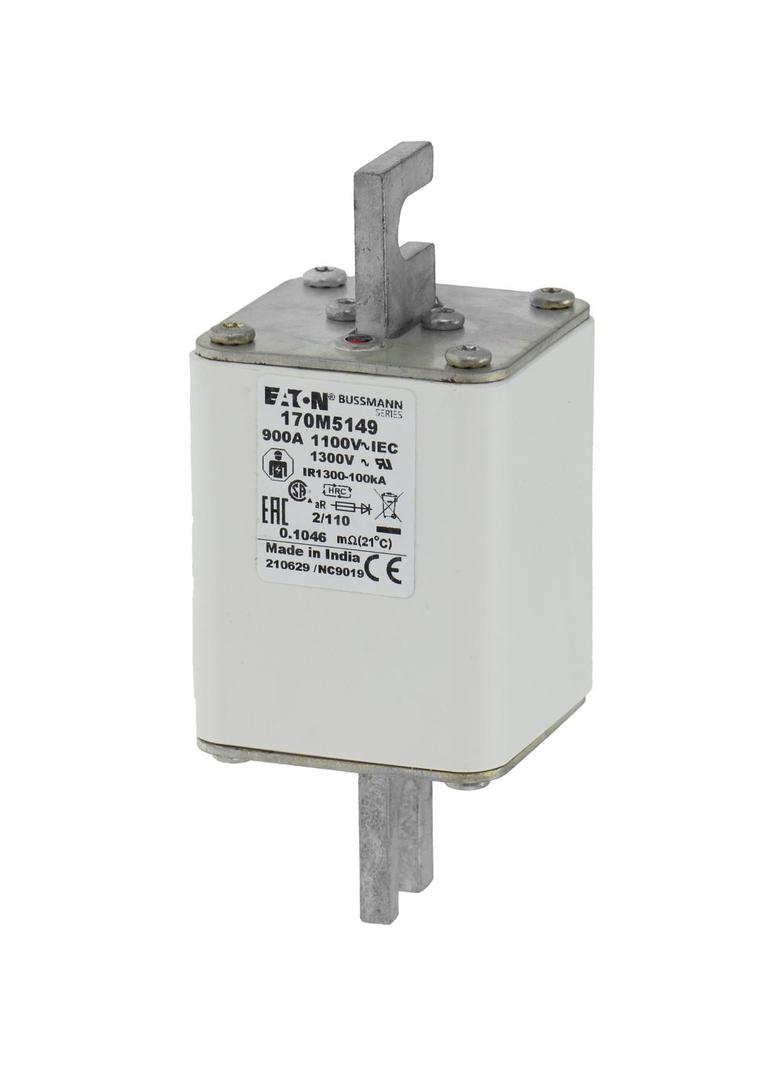 900A 1100V 2/110 aR INDICATOR FUSE Wkładka szybka 900A AC 1100V rozmiar 2 61x75x138 mm aR D 170M5149