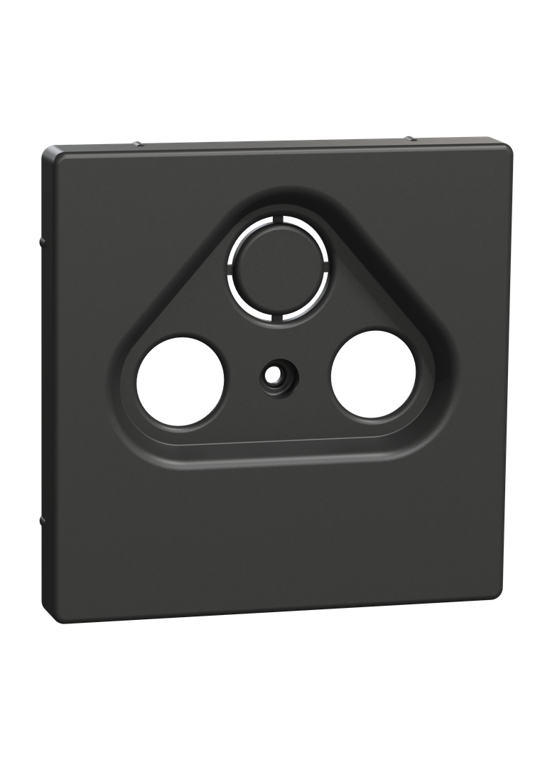 Merten, D-Life, płytka centralna gniazda RTV, 3 otwory, antracyt
