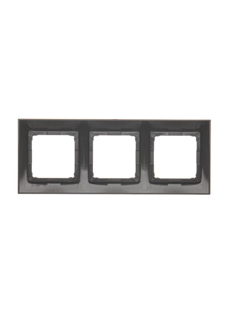 Simon 54 Premium Ramka 3-krotna PREMIUM IP20 / IP44 brąz mat DR3/46 KONTAKT