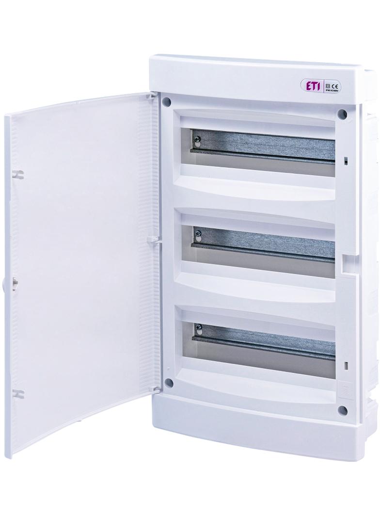 Rozdzielnica podtynkowa 3x12 drzwi białe ECM36PO-s 001101079 ETI