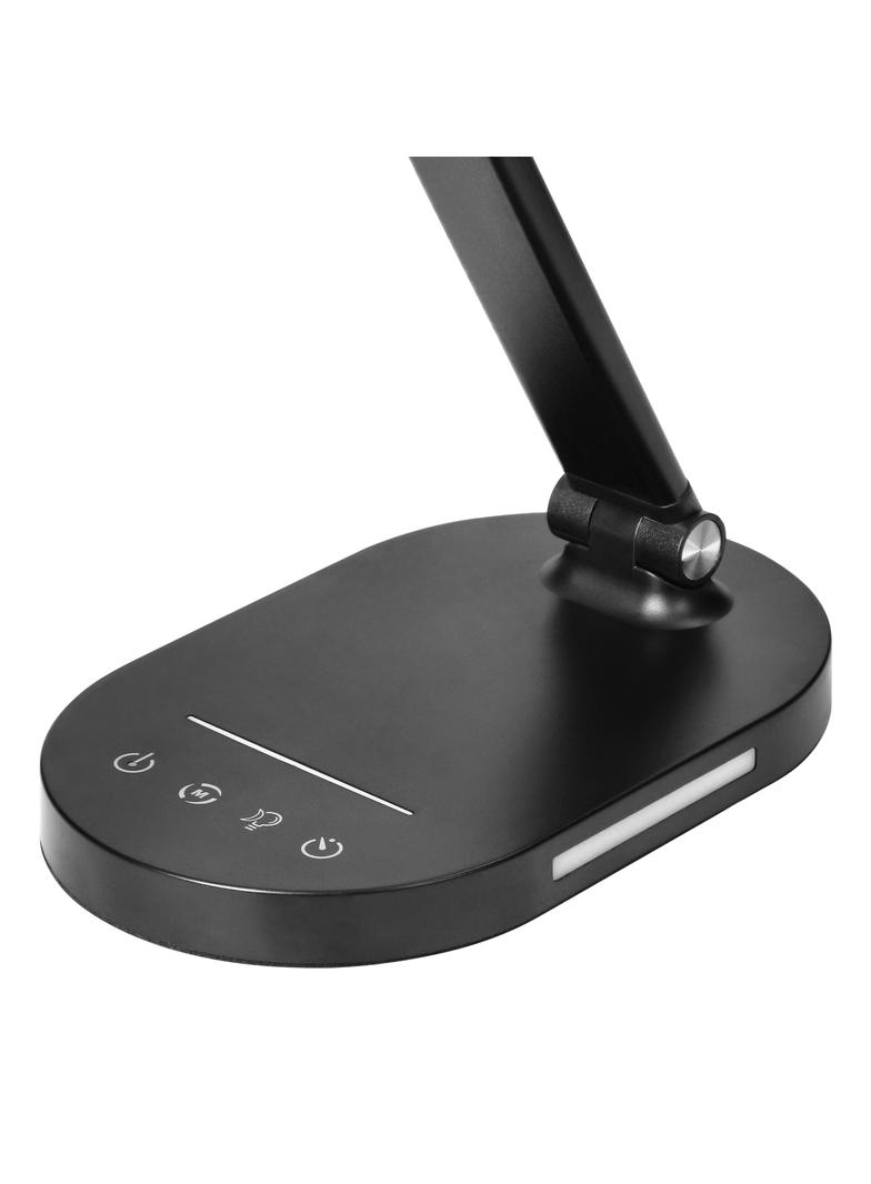 ERGO LED, lampka biurkowa z ładowarką USB, 8W, 400lm, 3000-4000-6000K, zmiana barwy światła, funkcja