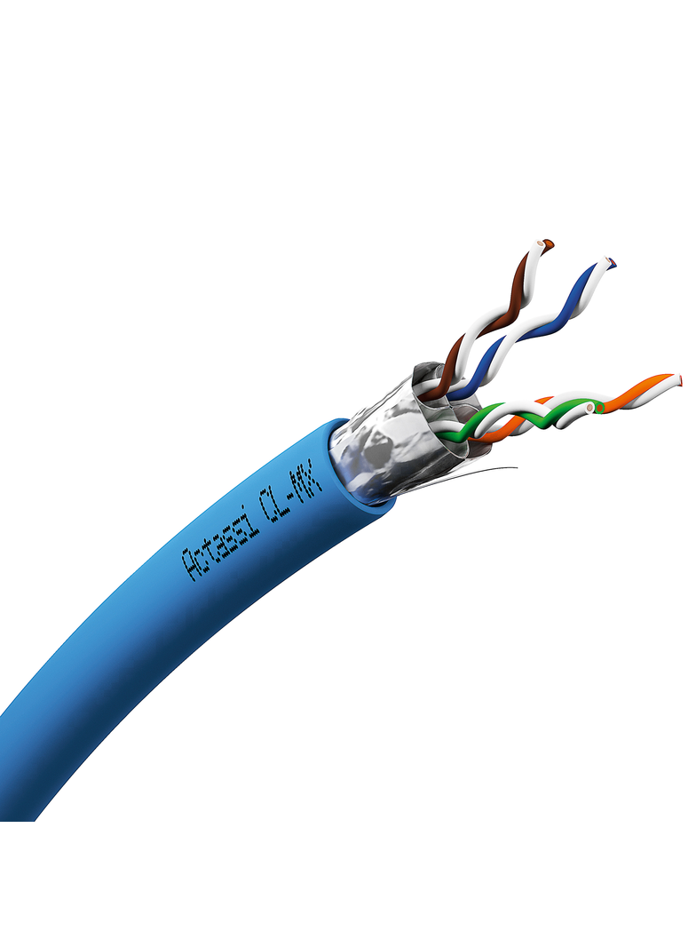 Kabel Actassi LAN F/FTP 4P Cat6subA/sub Euroclass D 550MHz LSZH 1000m VDICD68X318 Schneider