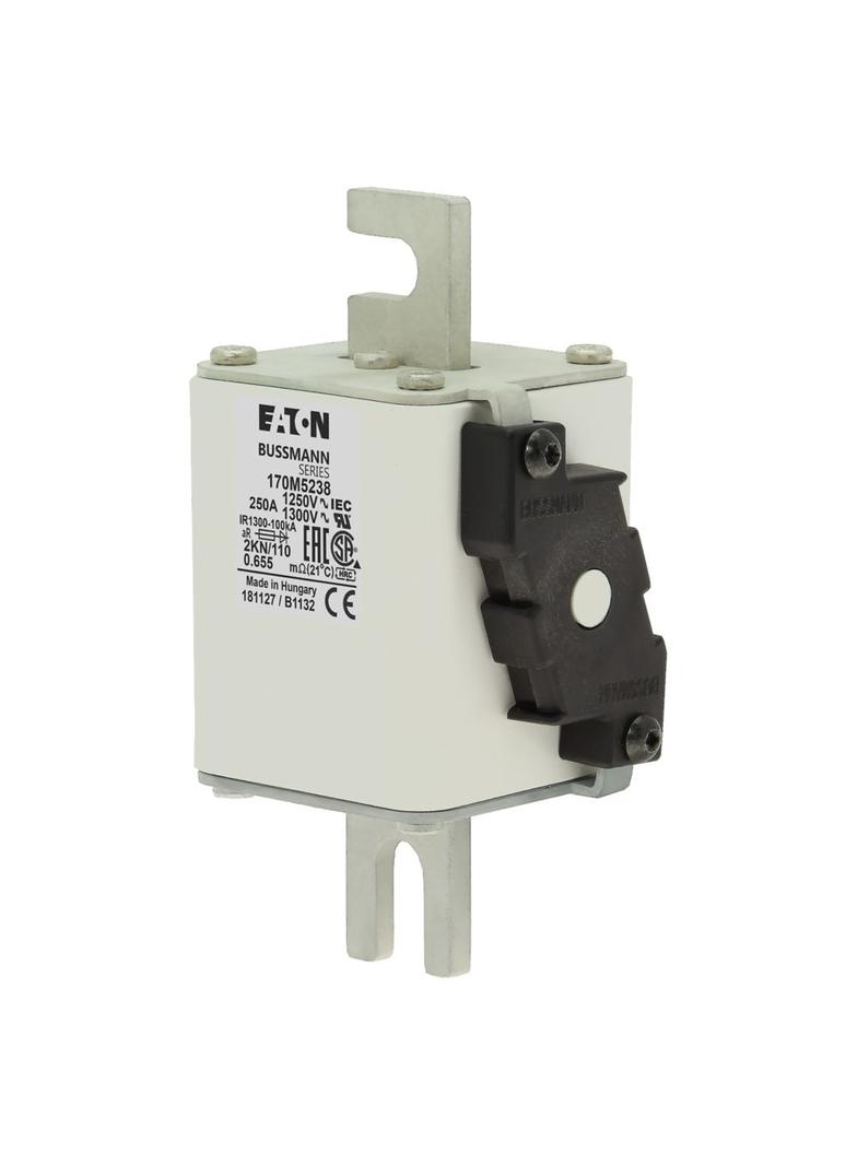 FUSE 250A 1250V 2KN/110 AR CU Wkładka szybka 250A AC 1250V rozmiar 2 61x77x138 mm aR DIN I 170M5238