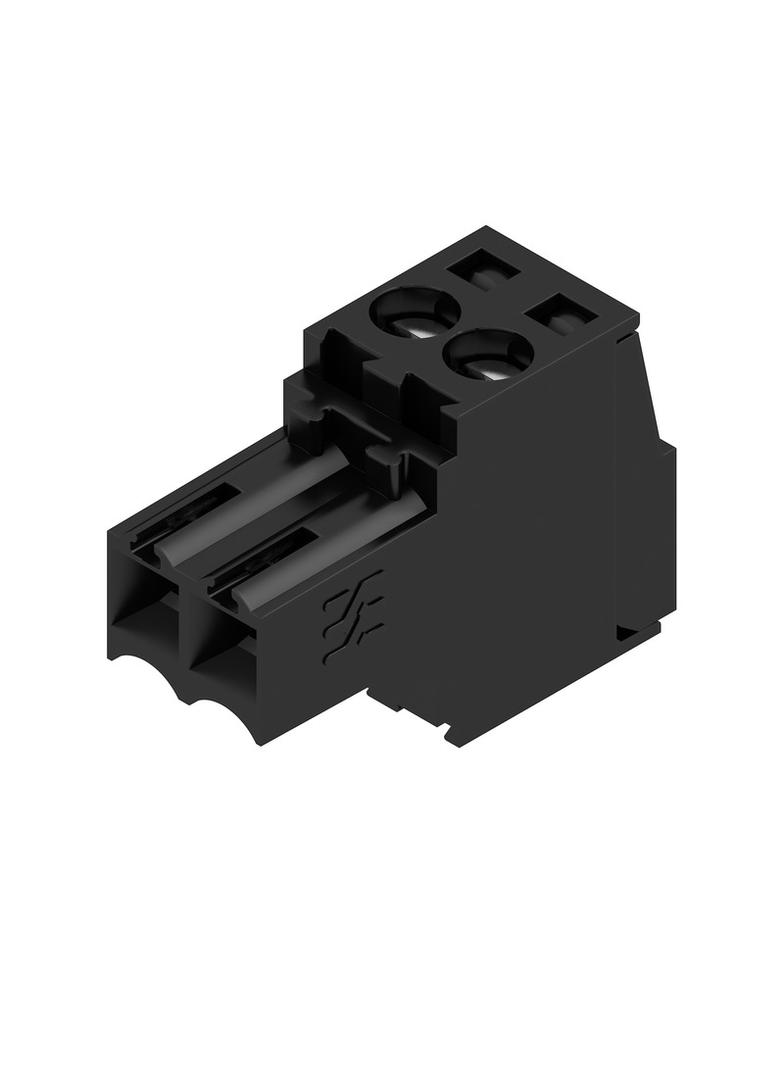 BL 3.50/02/180 SN BK BX Wtyk PCB (złącze wiązki), 3.50 mm, Liczba biegunów: 2, Przyłącze z jarzmem /264szt./ 1615670000 WEIDMÜLLER