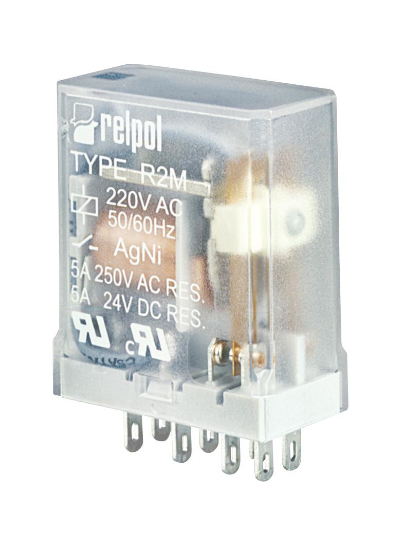 Przekaźnik przemysłowy R2M-2012-23-5120 2P 120V AC 5A / 250V AC RELPOL