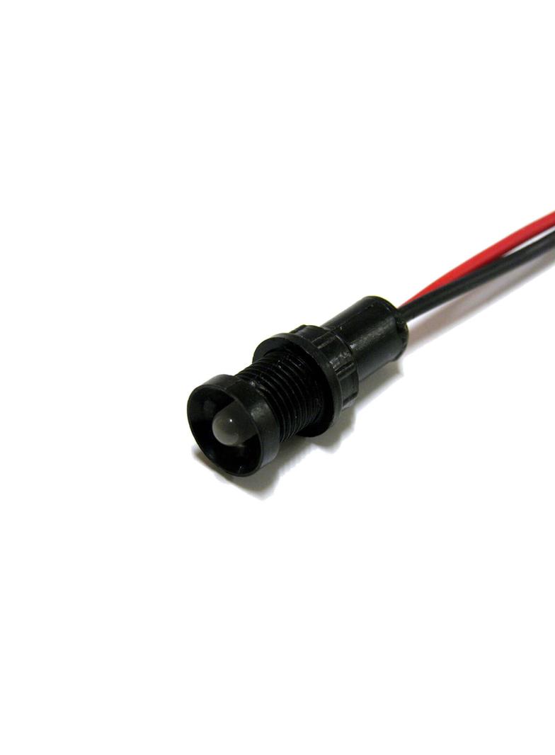 Klp5W/24V Kontrolka diodowa klosz 5mm 24V biały  SIMET