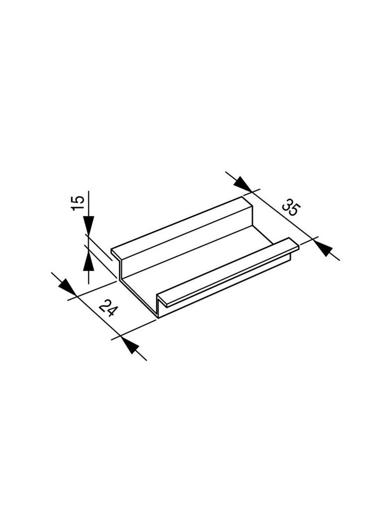 TS35X15 Szyna montażowa 35x15mm 050657 EATON
