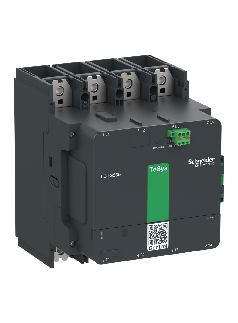 Stycznik mocy, TeSys Giga, 4 biegunowy (4NO), AC-1 =440V 550A, wersja standardowa, 48…130V szerokoza