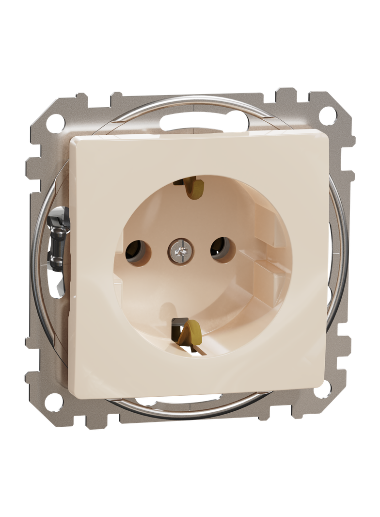 Sedna Design & Elements Gniazdo schuko beżowe SDD112025 SCHNEIDER