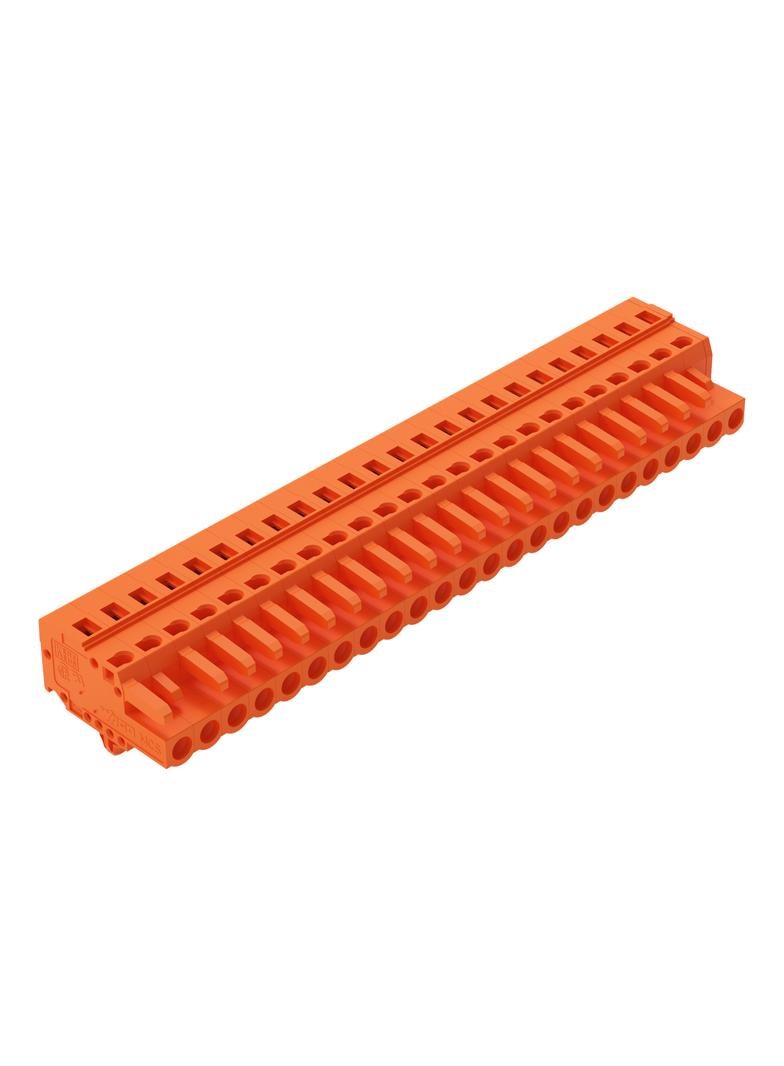 MCS-MIDI Classic gniazdo 24-bieg. pomarańczowe raster 5,08 mm /10szt./ WAGO