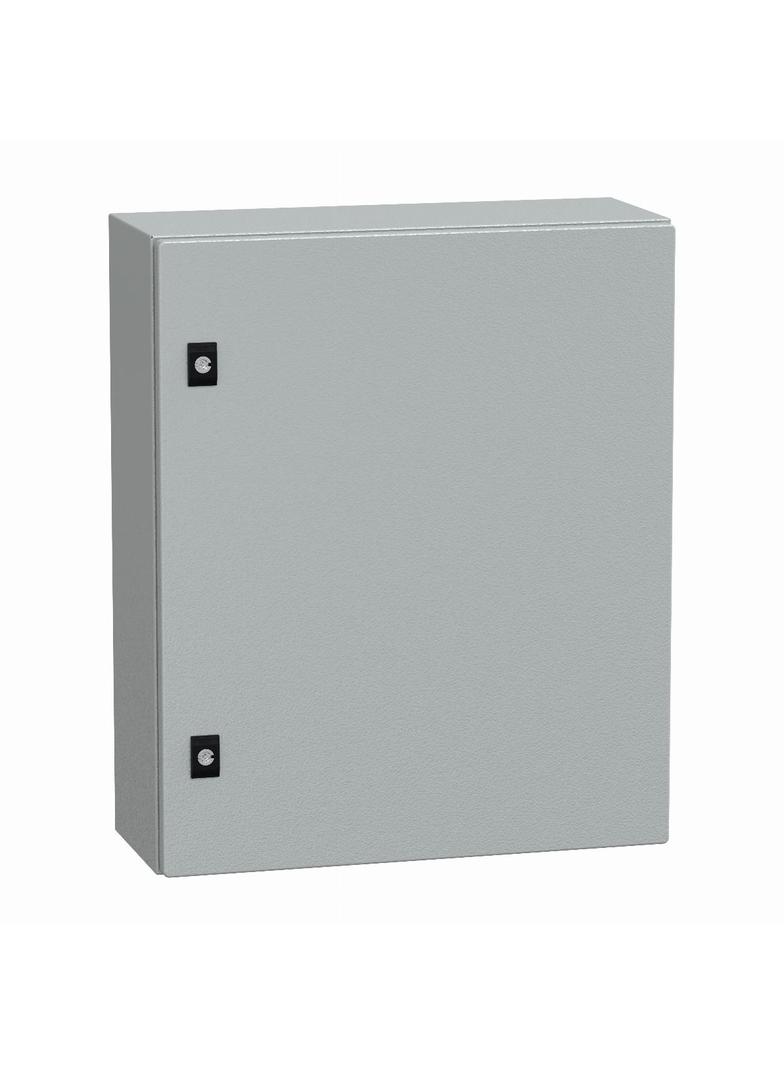 Obudowa Spacial CRN z drzwiami pełnymi bez płyty montażowej H600xW500xD200 IP66 IK10 RAL7035 NSYCRN65200 Schneider