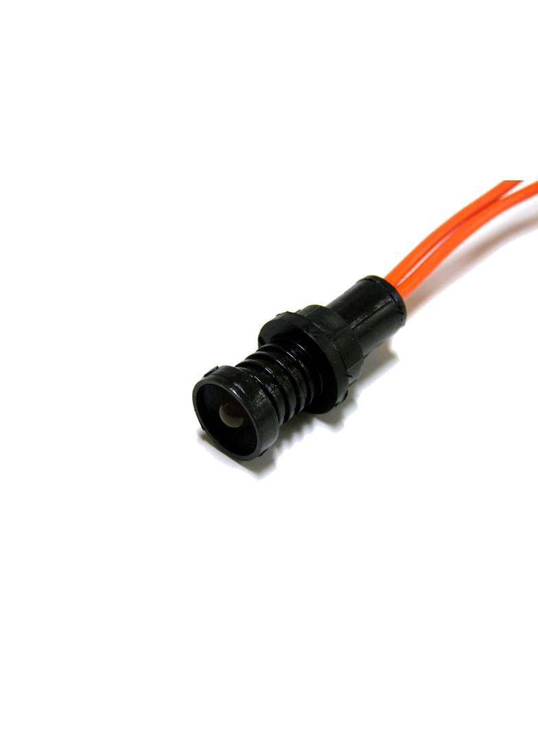 Klp 5O/230V Lampka diodowa klosz 5mm 230V - kolor pomarańczowy  SIMET