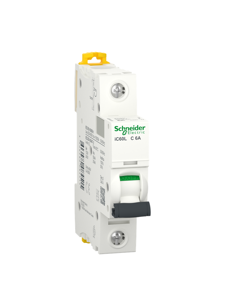 Wyłącznik nadprądowy Acti9 iC60L 1P C6A A9F94106 Schneider