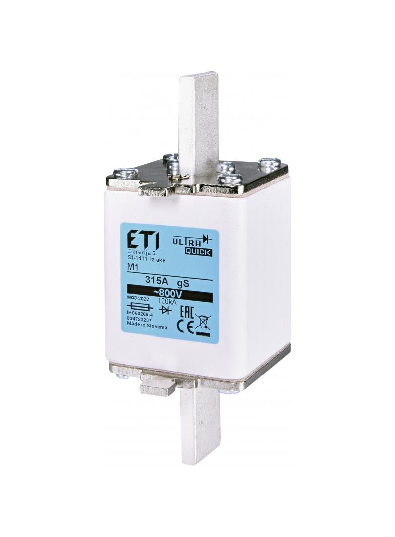 Wkładka topikowa ultraszybka 800V NH1 gS 160A 800V 004723234 ETI