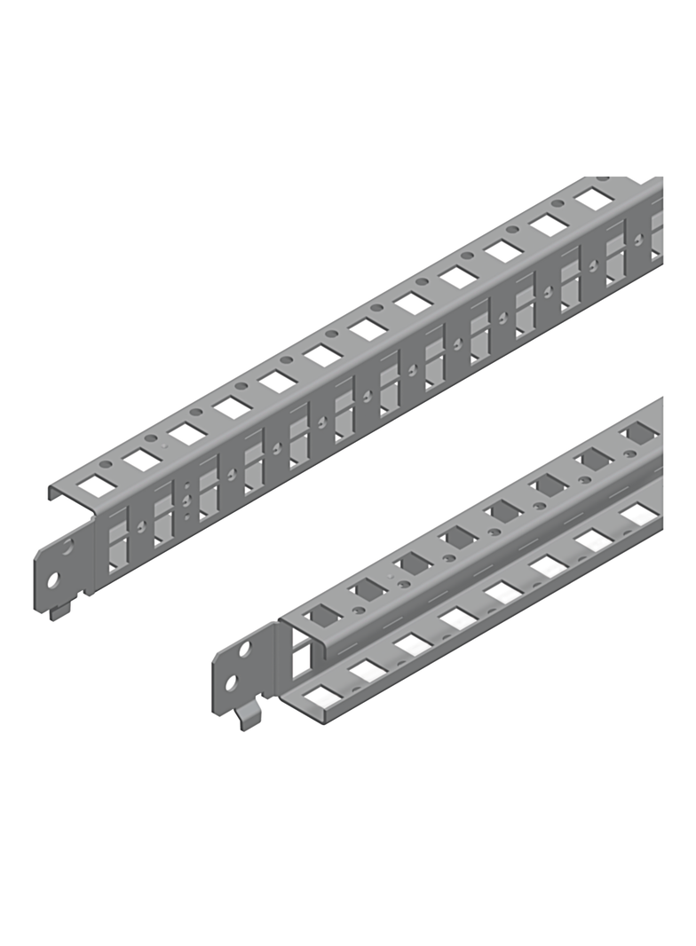 Spacial Uniwerslane wsporniki perforowane, szybki montaż do SF, SM 40x 500mm