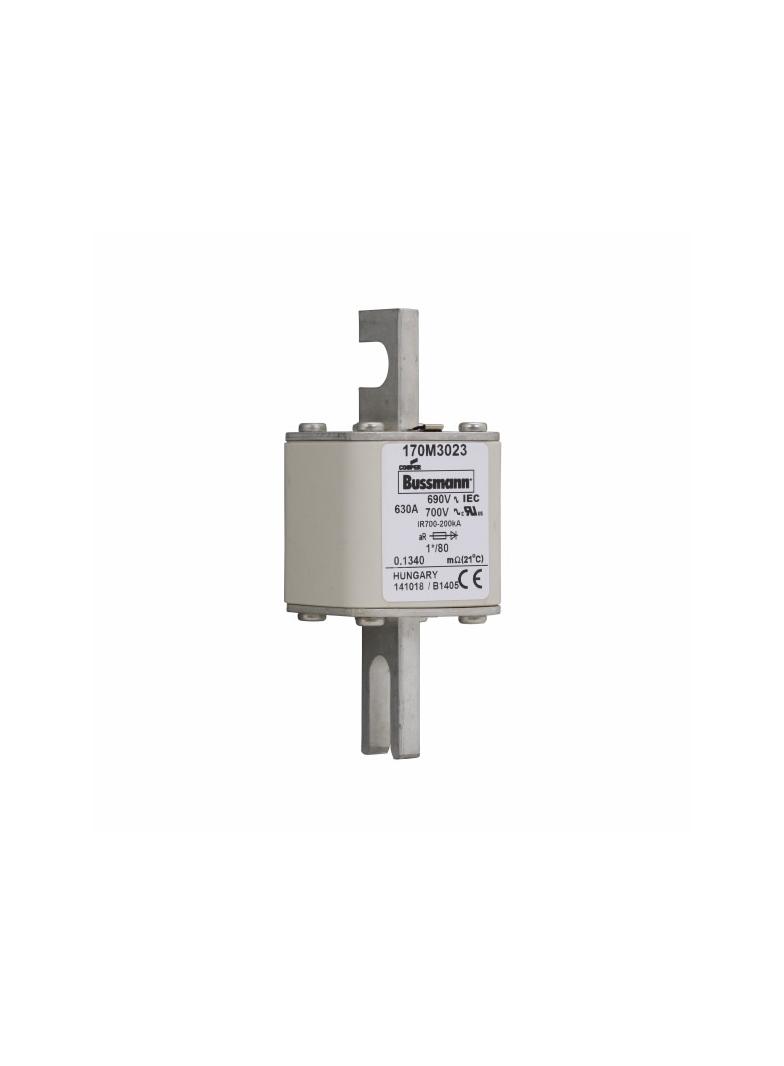 630A 690V 1*/80 aR INDICATOR FUSE Wkładka szybka 630A AC 690V compact DIN 1 45x45x104 mm, 170M3023 E