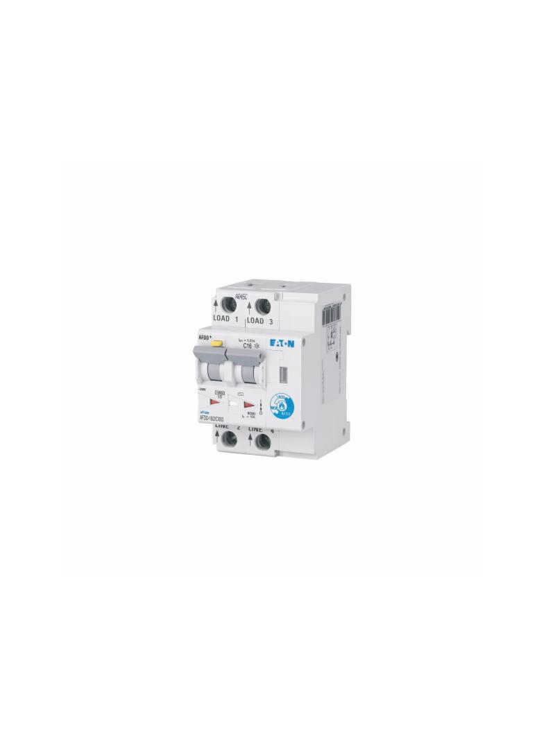 AFDD-16/2/C/003 Przeciwpożarowy detektor iskrzenia 10kA C16A 2P 30mA typ AC 187209 EATON