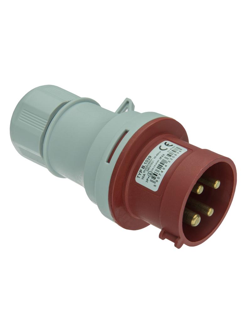 Kat.IVN 1643, wtyczka siłowa 16A 4p. Twiggy