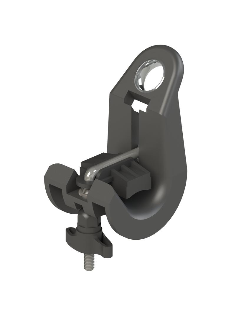Uchwyt przelotowy z tworzywa 2/ 4x16-120 Z2050 Alpar