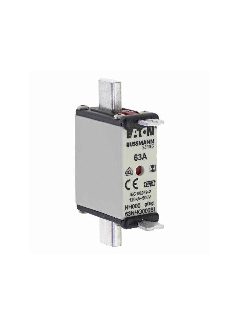63NHG000BI Wkładka NH 63 500V GL/GG rozmiar 000 63NHG000BI EATON