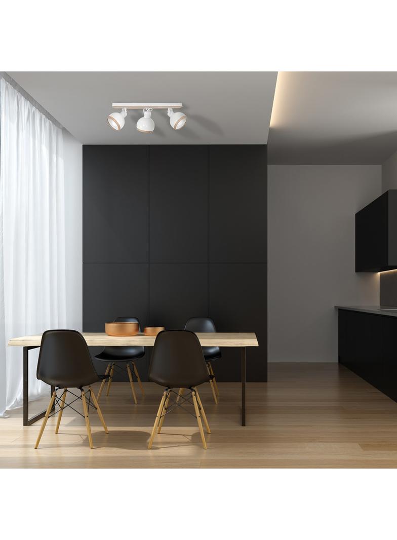 MILAGRO Lampa sufitowa OVAL WHITE 3xE27