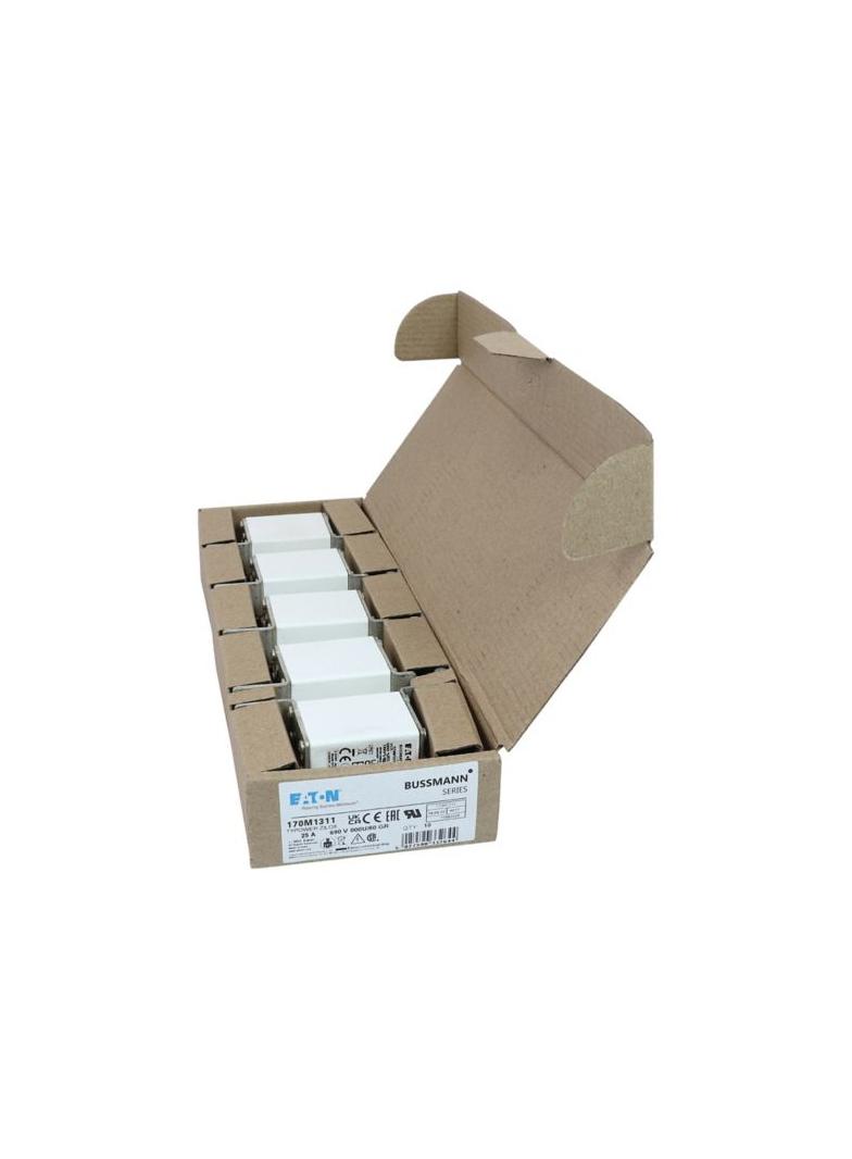 25A 690V IEC gR 000U/80 SQUARE BODY FUSE Wkładka szybka 25A AC 690V DIN 000 21x40x100 mm, 170M1311 E