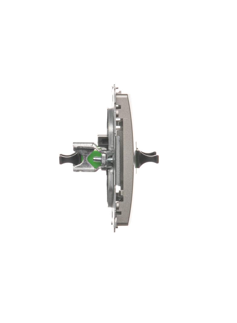 Simon Basic Gniazdo światłowodowe / optyczne podwójne SC/APC satynowy