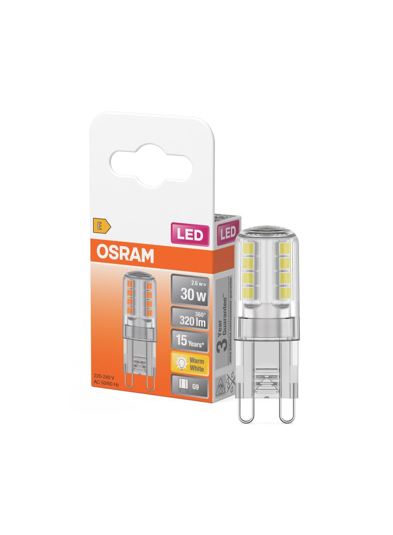 LAMPA LED PIN30 CL 2,6W/827 230V G9