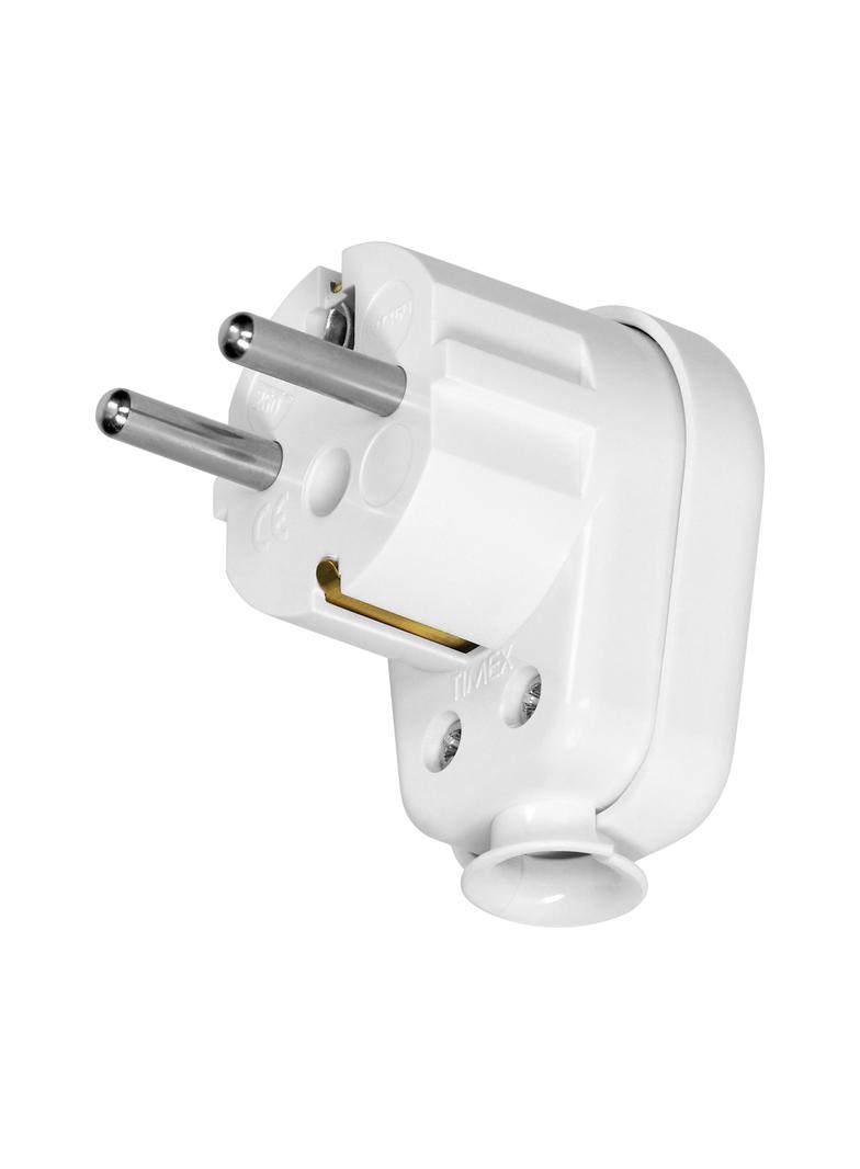 Wtyczka kątowa Uni-Schuko, 2P+Z, 16A