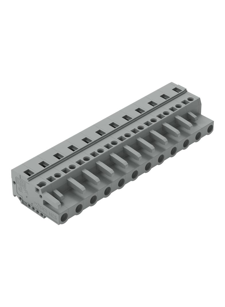 MCS-MIDI Classic gniazdo 12-bieg. szare raster 7,5 mm /25szt./ WAGO