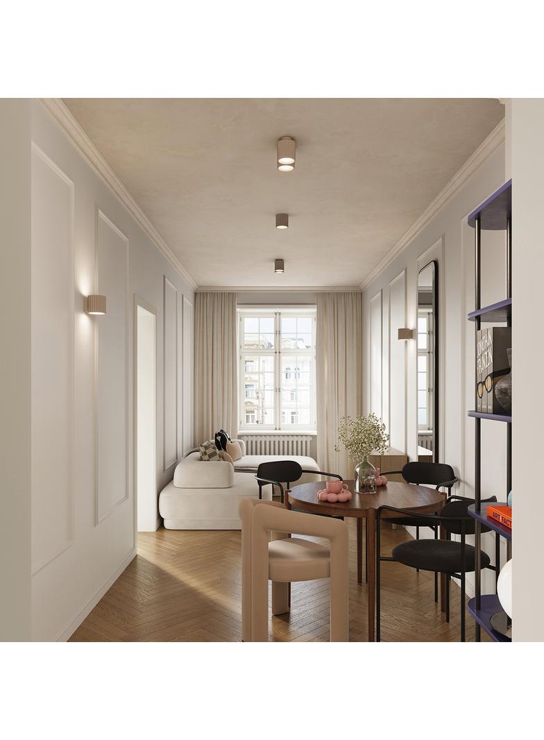 SOLLUX Plafon AURA 1 taupe GU10 ; SL.1814