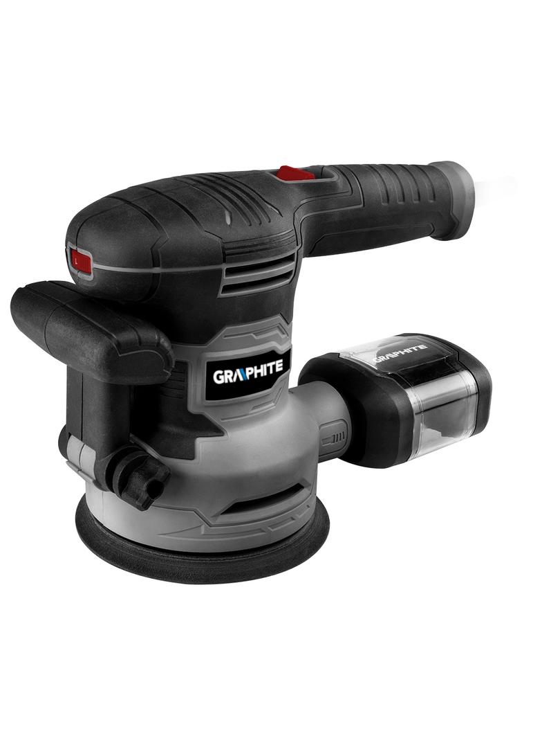 Szlifierka mimośrodowa 450W, tarcza 125/150 mm, walizka