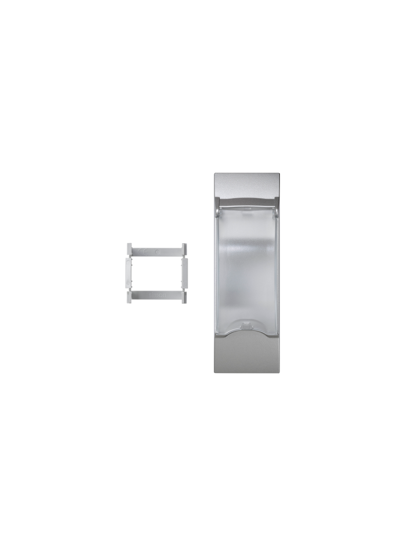 Simon Connect Płytka 45x135mm (3x K45) z pokr. do aparatury modułowej 2-pol. kanały Ofiblok ALK aluminium KF03/8 KONTAKT