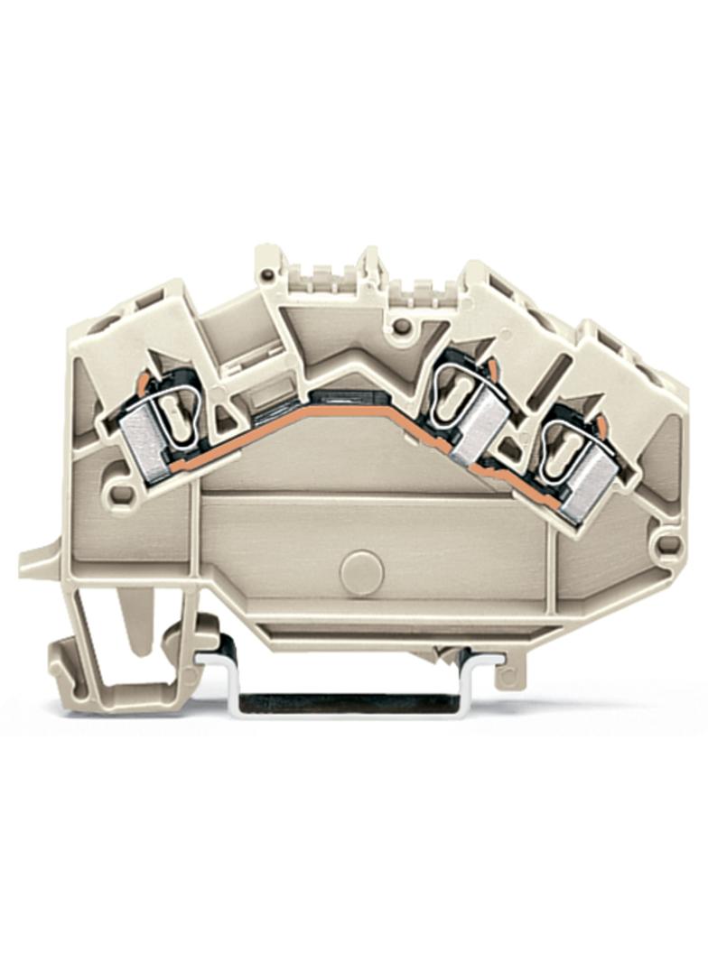 topJob złączka 3-przewodowa 2,5 mm2 jasnoszara