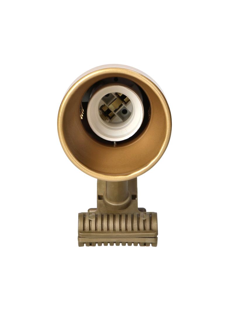 Dalla lampa biurkowa z klipsem 40W E27 stal + tworzywo złota DL-10/C ORNO