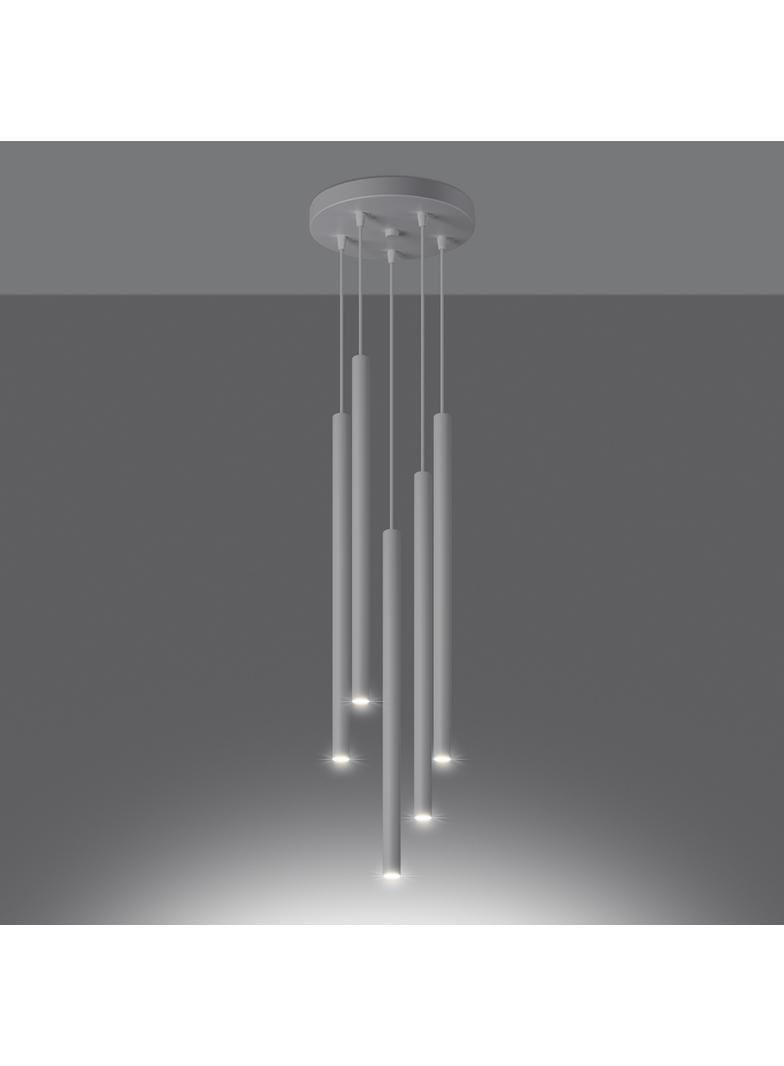 Sollux Lampa wisząca PASTELO 5P biała SL.1175
